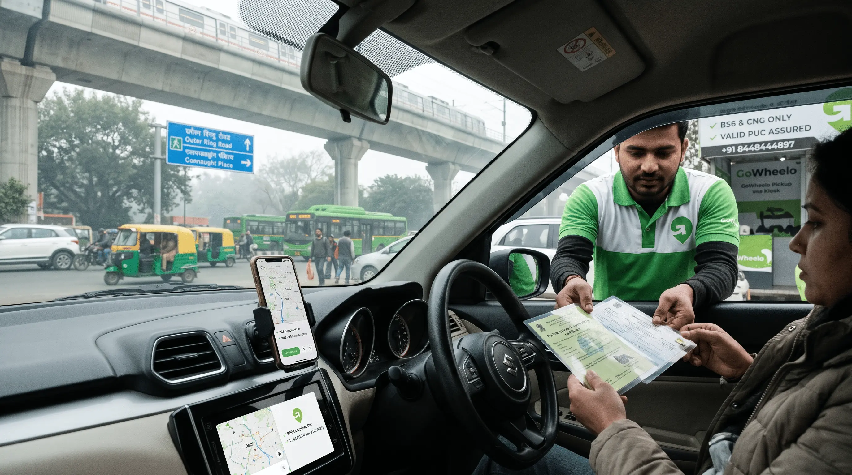 Delhi Driving Rules for Rental Cars: GRAP, PUC & Fines