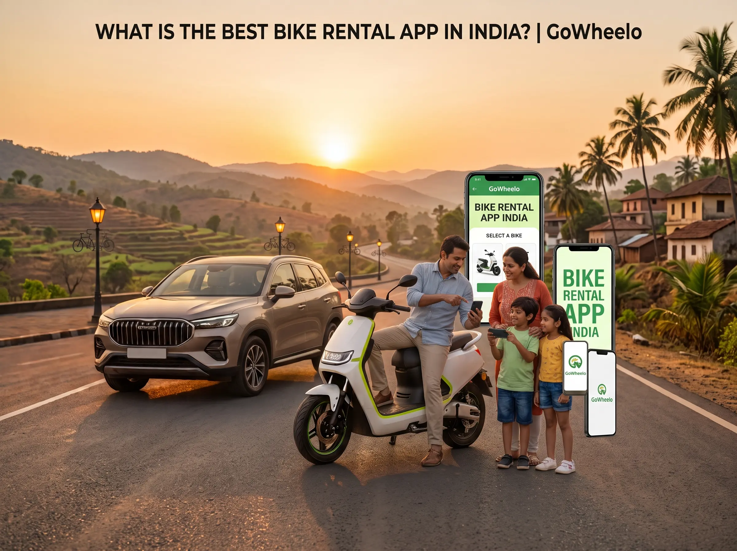What Is the Best Bike Rental App in India? | GoWheelo